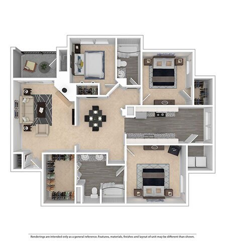 Unit 1338 1338 floor plan
